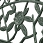 vidaXL Banco de jardín de aluminio fundido verde 100 cm vidaXL Banco de jardín de aluminio fundido verde 100 cm