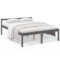 vidaXL Cama para personas mayores madera maciza pino gris 160x200 cm vidaXL Cama para personas mayores madera maciza pino gris 160x200 cm