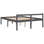 vidaXL Cama para personas mayores madera maciza pino gris 160x200 cm vidaXL Cama para personas mayores madera maciza pino gris 160x200 cm