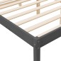 vidaXL Cama para personas mayores madera maciza pino gris 160x200 cm vidaXL Cama para personas mayores madera maciza pino gris 160x200 cm