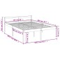 vidaXL Cama para personas mayores madera maciza pino gris 160x200 cm vidaXL Cama para personas mayores madera maciza pino gris 160x200 cm