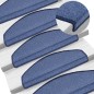vidaXL Alfombrillas de escalera 15 unidades azul 65x24x4 cm vidaXL Alfombrillas de escalera 15 unidades azul 65x24x4 cm