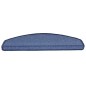 vidaXL Alfombrillas de escalera 15 unidades azul 65x24x4 cm vidaXL Alfombrillas de escalera 15 unidades azul 65x24x4 cm