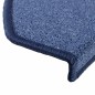 vidaXL Alfombrillas de escalera 15 unidades azul 65x24x4 cm vidaXL Alfombrillas de escalera 15 unidades azul 65x24x4 cm