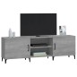 vidaXL Mueble para TV madera de ingeniería gris Sonoma 150x30x50 cm vidaXL Mueble para TV madera de ingeniería gris Sonoma 150x30x50 cm