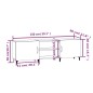 vidaXL Mueble para TV madera de ingeniería gris Sonoma 150x30x50 cm vidaXL Mueble para TV madera de ingeniería gris Sonoma 150x30x50 cm