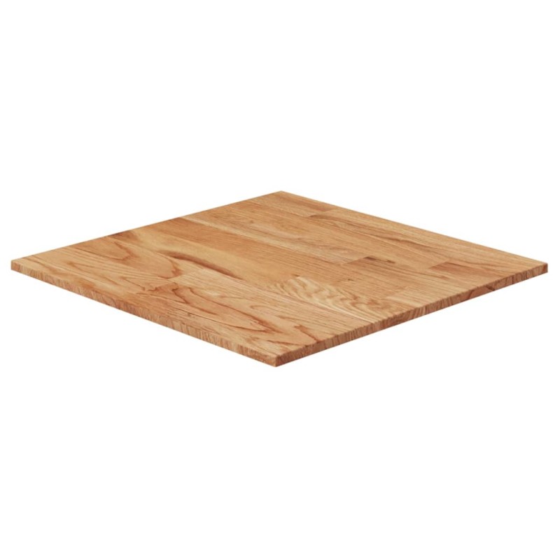 vidaXL Tablero de mesa cuadrado madera roble marrón claro 40x40x1,5 cm vidaXL Tablero de mesa cuadrado madera roble marrón claro 40x40x1,5 cm