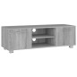 vidaXL Mueble de TV madera contrachapada gris Sonoma 110x40x35 cm vidaXL Mueble de TV madera contrachapada gris Sonoma 110x40x35 cm