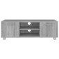 vidaXL Mueble de TV madera contrachapada gris Sonoma 110x40x35 cm vidaXL Mueble de TV madera contrachapada gris Sonoma 110x40x35 cm