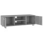 vidaXL Mueble de TV madera contrachapada gris Sonoma 110x40x35 cm vidaXL Mueble de TV madera contrachapada gris Sonoma 110x40x35 cm