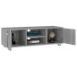 vidaXL Mueble de TV madera contrachapada gris Sonoma 110x40x35 cm vidaXL Mueble de TV madera contrachapada gris Sonoma 110x40x35 cm