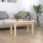 vidaXL Mesa de centro de madera maciza de pino 80x40x35 cm vidaXL Mesa de centro de madera maciza de pino 80x40x35 cm