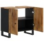 vidaXL Mueble de lavabo madera mango y madera ingeniería 62x33x58 cm vidaXL Mueble de lavabo madera mango y madera ingeniería 62x33x58 cm