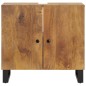 vidaXL Mueble de lavabo madera mango y madera ingeniería 62x33x58 cm vidaXL Mueble de lavabo madera mango y madera ingeniería 62x33x58 cm
