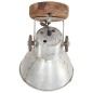 vidaXL Lámparas de pared/techo industrial 2 uds plateada 20x25 cm E27 vidaXL Lámparas de pared/techo industrial 2 uds plateada 20x25 cm E27