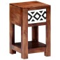 vidaXL Mesita de noche de madera maciza de sheesham 30x30x50 cm vidaXL Mesita de noche de madera maciza de sheesham 30x30x50 cm
