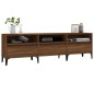 vidaXL Mueble de TV madera contrachapada roble marrón 150x30x44,5 cm