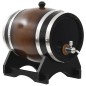 vidaXL Barril de vino con grifo madera de pino maciza 12 L vidaXL Barril de vino con grifo madera de pino maciza 12 L
