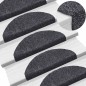 vidaXL Alfombrillas de escaleras autoadhesivas 10 uds gris 65x21x4 cm vidaXL Alfombrillas de escaleras autoadhesivas 10 uds gris 65x21x4 cm