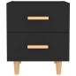 vidaXL Mesita de noche negro 40x35x47,5 cm vidaXL Mesita de noche negro 40x35x47,5 cm