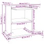 vidaXL Mesa de ordenador madera contrachapada blanco 80x50x75 cm vidaXL Mesa de ordenador madera contrachapada blanco 80x50x75 cm