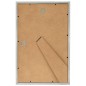 vidaXL Marcos de foto collage de pared/mesa 3 uds plateado 42x59,4 cm