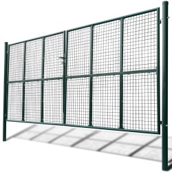 Puerta de malla de jardín 415x225 cm / 400x175 cm