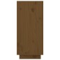 vidaXL Aparador de madera maciza de pino marrón miel 111x34x75 cm vidaXL Aparador de madera maciza de pino marrón miel 111x34x75 cm
