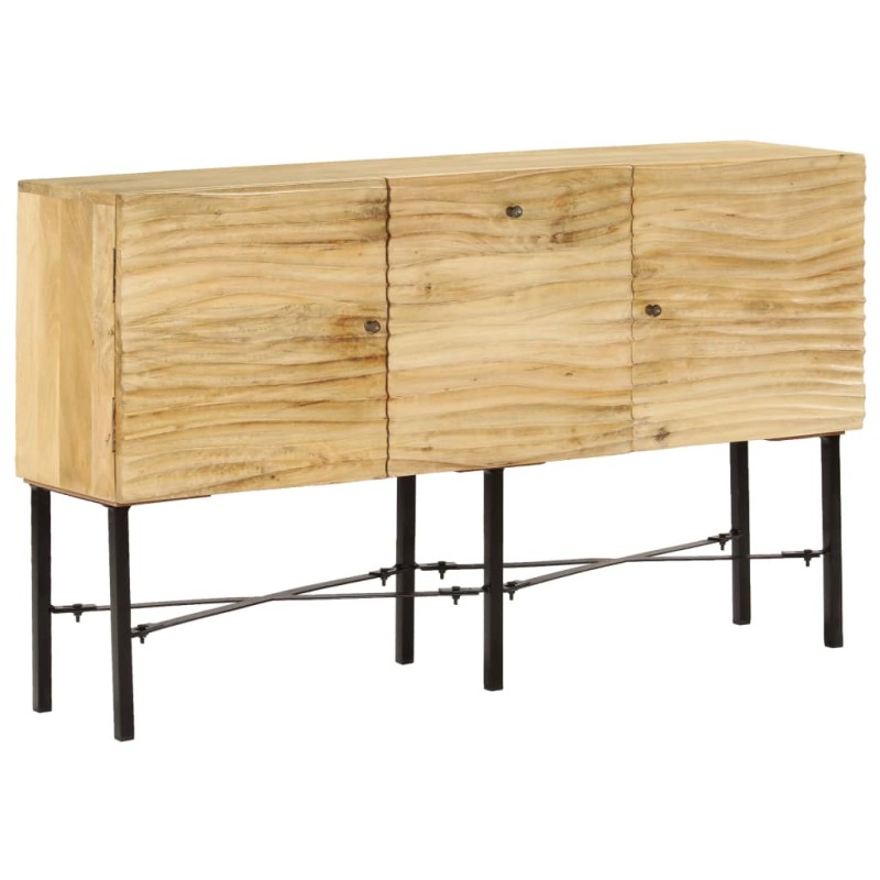 vidaXL Aparador de madera de mango maciza 118x30x70 cm vidaXL Aparador de madera de mango maciza 118x30x70 cm