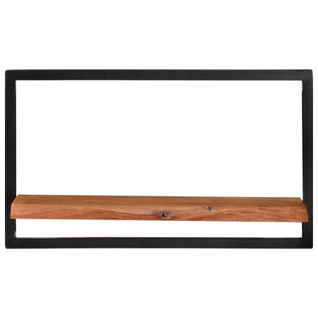 vidaXL Estantes de pared 2 unidades madera maciza acacia 60x25x35 cm 