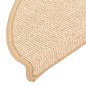 vidaXL Alfombras de peldaños de escalera 15 uds rojo 56x17x3 cm vidaXL Alfombras de peldaños de escalera 15 uds rojo 56x17x3 cm