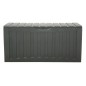 vidaXL Caja de almacenaje polipropileno negra 118x53x57 cm vidaXL Caja de almacenaje polipropileno negra 118x53x57 cm