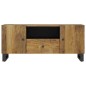 vidaXL Mueble de TV madera mango y madera contrachapada 105x33,5x46 cm vidaXL Mueble de TV madera mango y madera contrachapada 105x33,5x46 cm