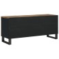 vidaXL Mueble de TV madera mango y madera contrachapada 105x33,5x46 cm vidaXL Mueble de TV madera mango y madera contrachapada 105x33,5x46 cm