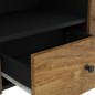 vidaXL Mueble de TV madera mango y madera contrachapada 105x33,5x46 cm vidaXL Mueble de TV madera mango y madera contrachapada 105x33,5x46 cm