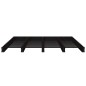 vidaXL Cama de palets de madera maciza de pino negra 200x200 cm vidaXL Cama de palets de madera maciza de pino negra 200x200 cm