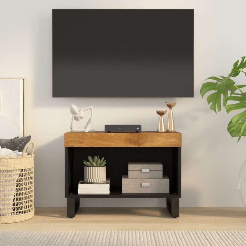 vidaXL Mueble de TV madera maciza de mango 60x33x43,5 cm vidaXL Mueble de TV madera maciza de mango 60x33x43,5 cm