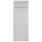 vidaXL Lámparas de pared de exterior 2 uds 35 W plateado semicircular
