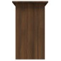 vidaXL Escritorio de madera contrachapada roble marrón 80x45x74 cm vidaXL Escritorio de madera contrachapada roble marrón 80x45x74 cm