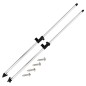 vidaXL Postes de soporte de toldos bimini para barcos 2 uds aluminio vidaXL Postes de soporte de toldos bimini para barcos 2 uds aluminio