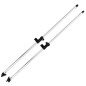 vidaXL Postes de soporte de toldos bimini para barcos 2 uds aluminio vidaXL Postes de soporte de toldos bimini para barcos 2 uds aluminio