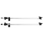 vidaXL Postes de soporte de toldos bimini para barcos 2 uds aluminio vidaXL Postes de soporte de toldos bimini para barcos 2 uds aluminio