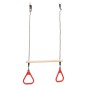 vidaXL Columpio trapecio con anillas vidaXL Columpio trapecio con anillas