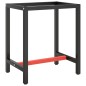 vidaXL Estructura banco de trabajo metal negro y rojo mate 70x50x79cm vidaXL Estructura banco de trabajo metal negro y rojo mate 70x50x79cm