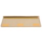 vidaXL Alfombras de peldaños de escalera 15 uds dorado 65x21x4 cm vidaXL Alfombras de peldaños de escalera 15 uds dorado 65x21x4 cm