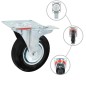 vidaXL Ruedas giratorias 4 unidades 125 mm