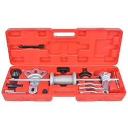 vidaXL Set extractor de martillo de inercia 9 modos 17 piezas