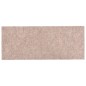 vidaXL Alfombrilla autoadhesiva escalera 15 uds marrón claro 60x25 cm