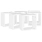 vidaXL Estantes cubo de pared 6 unidades blanco 30x15x30 cm vidaXL Estantes cubo de pared 6 unidades blanco 30x15x30 cm