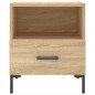 vidaXL Mesita de noche madera de ingeniería roble Sonoma 40x35x47,5 cm vidaXL Mesita de noche madera de ingeniería roble Sonoma 40x35x47,5 cm